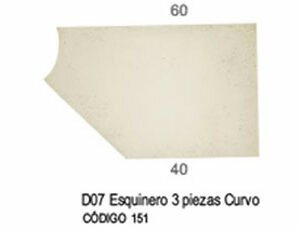 Esquinero Curvo R-63 (1/4 Circulo) D-7