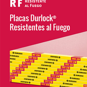 Placa Durlock Resistente al Fuego RF 12.5mm  1.20 x 2.40mt
